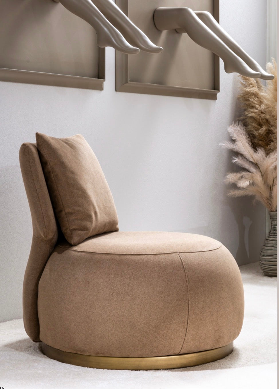 Stoneveil luxury furniture collection featuring modular sofa seating, modern dining table, sculptural accent chairs, luxury bedroom design, and illuminated walk in wardrobe.