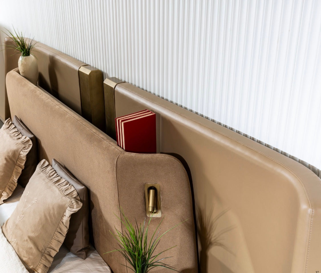 Stoneveil luxury furniture collection featuring modular sofa seating, modern dining table, sculptural accent chairs, luxury bedroom design, and illuminated walk in wardrobe.