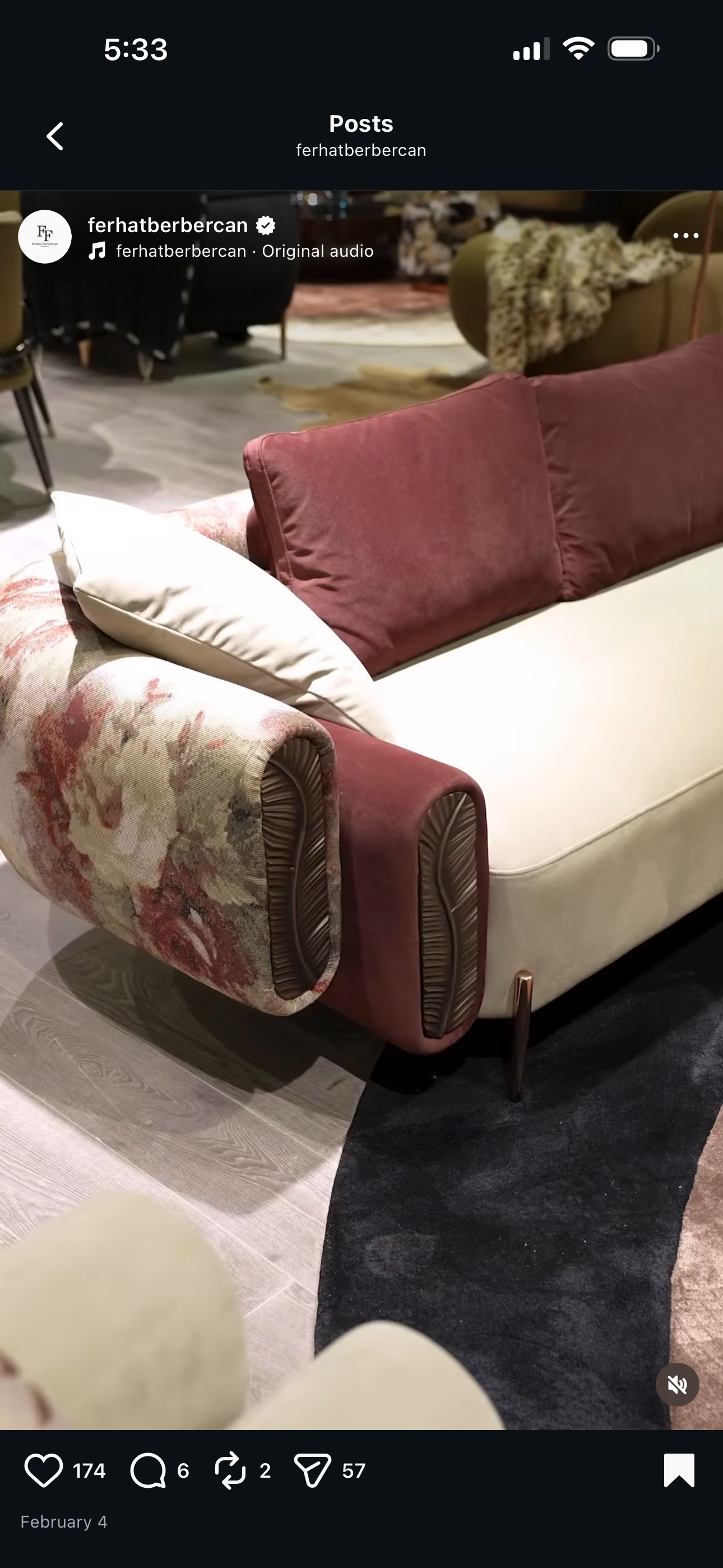 Blush luxury furniture collection featuring sculptural sofa, bronze leaf coffee table, modern dining set, and warm contemporary living room design.